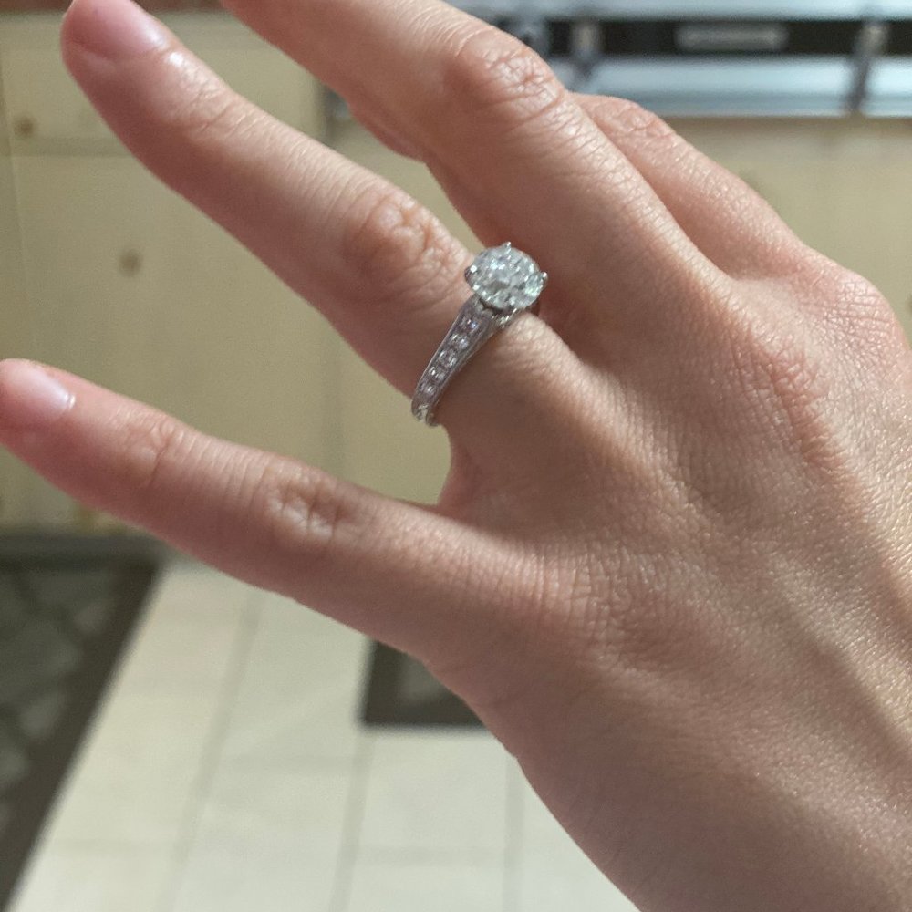 DIAMOND RING WEDDING ENGAGEMENT RING SHANE CO - Picture 10 of 14